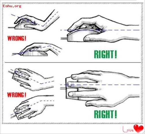 正确的握鼠标姿势,你懂了吗?——如何保护手腕