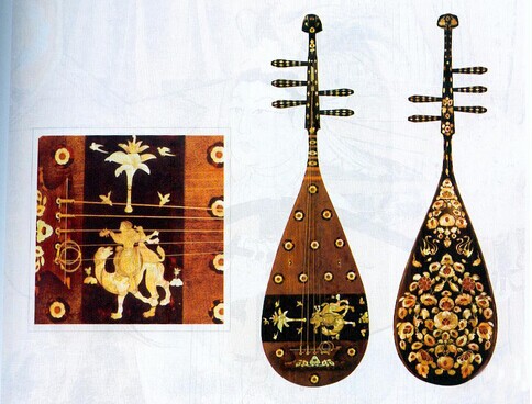 螺钿紫檀五弦琵琶