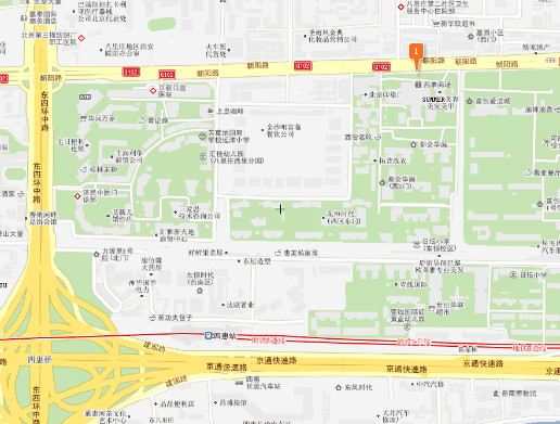 北京市朝阳区十里堡城市广场在几环?图片