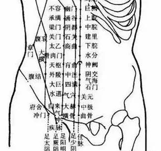 下面我们先来看一下人体的经络图.凡是肚子硬绑绑的,问题总是多多.