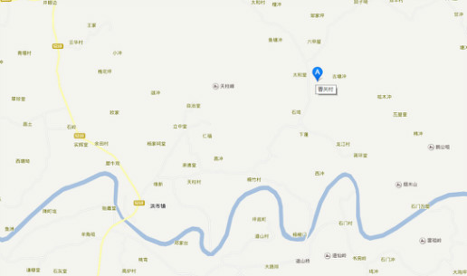 衡阳洪市曹关村位置在 洪市镇的 东北3.