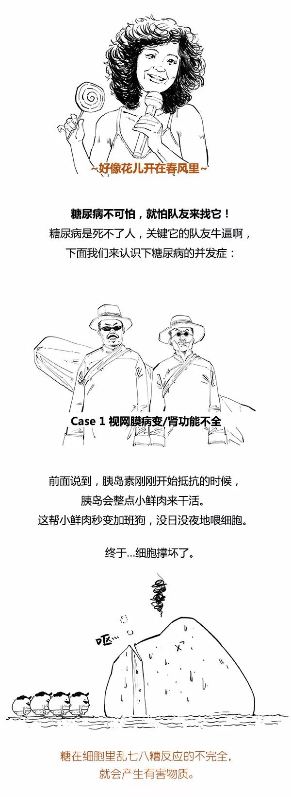 糖尿病为什么可怕？这组漫画说太清楚了！