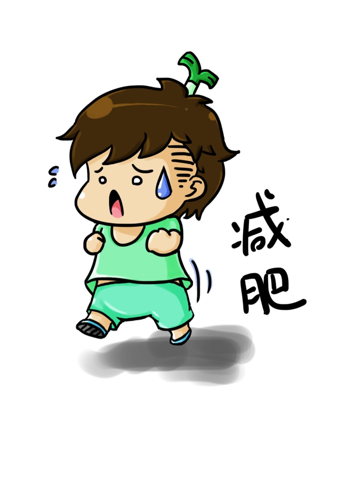 胖妹为了减肥吃尽了苦却没想到结局是这样