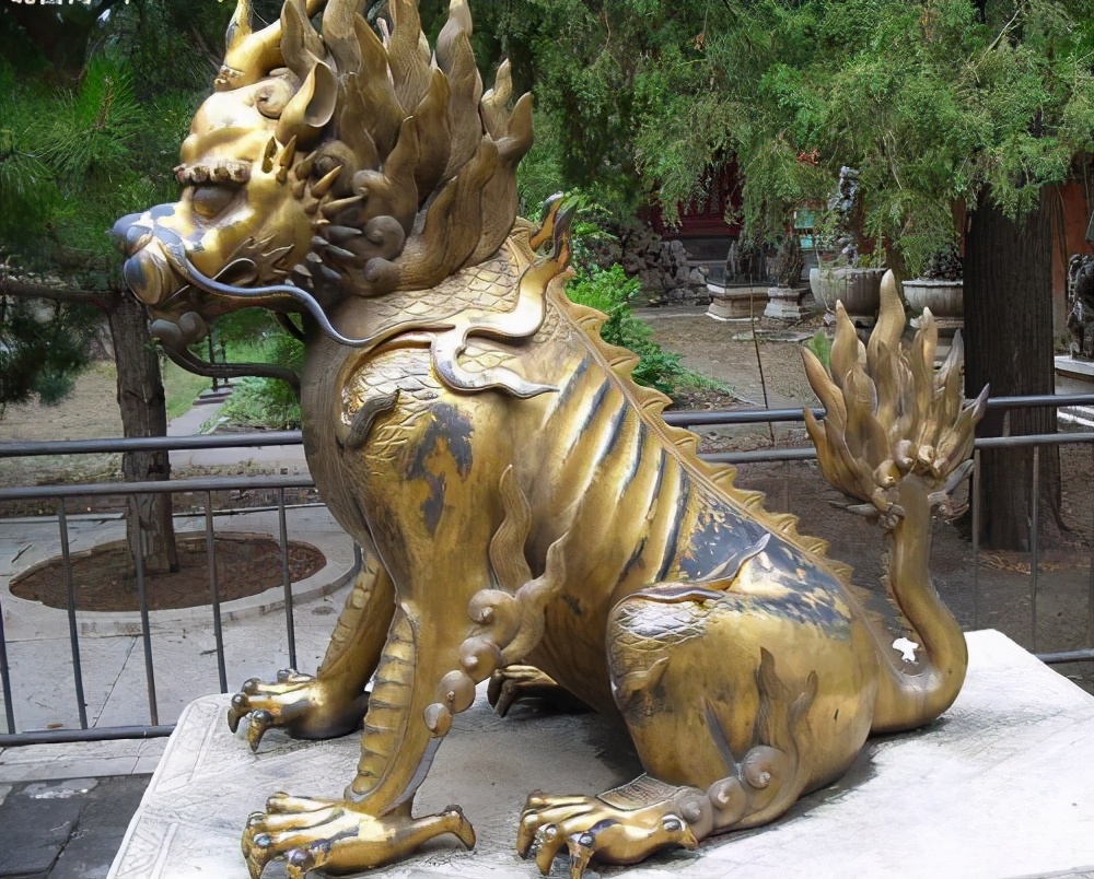 中国古代一种动物神灵,麒麟