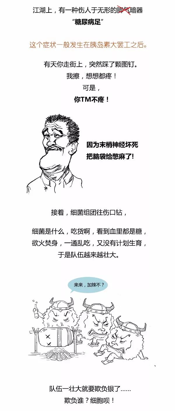 糖尿病为什么可怕？这组漫画说太清楚了！