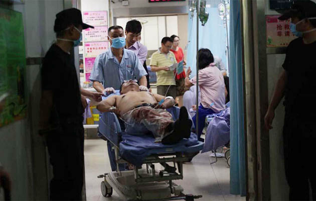 深圳罗湖街头砍人事件