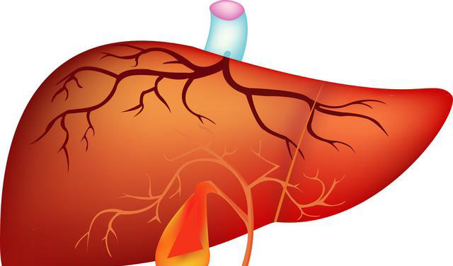 可向右肩胛部放射,常伴有恶心,呕吐,发热等症状,b超上可见胆囊肿大