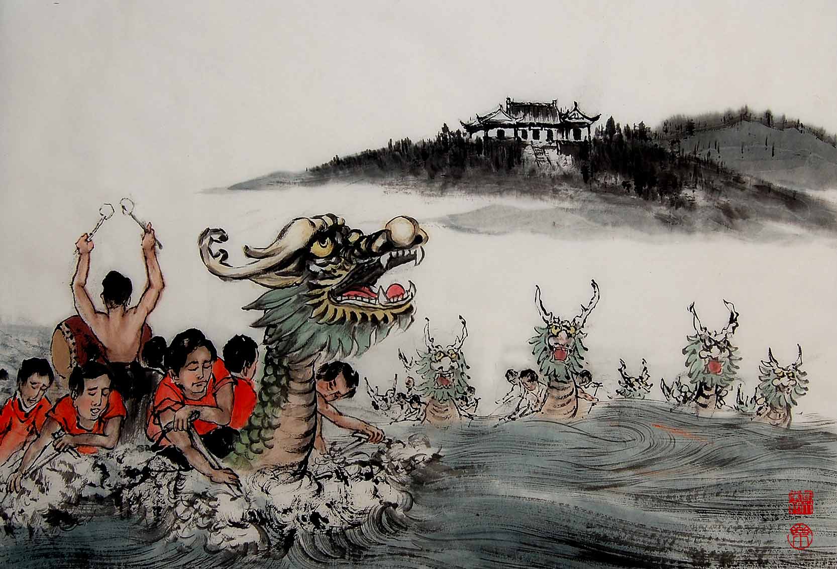 浮沉由它去去几春秋谨祝端午安康