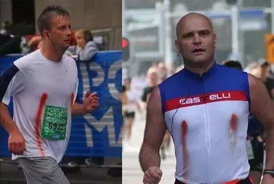 男生跑马拉松时的乳头保卫战!