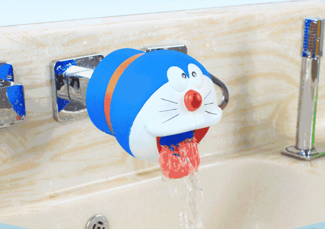 水龙头的长度孩子都够不着大部分家庭洗手池的高度水龙头延伸器家居