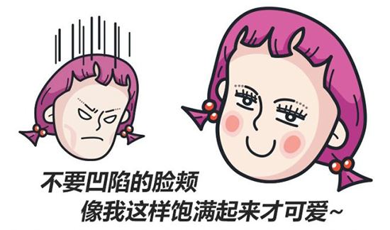 造成脸颊凹陷的原因