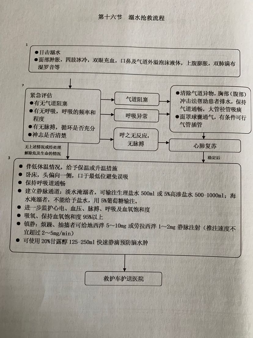 溺水抢救流程