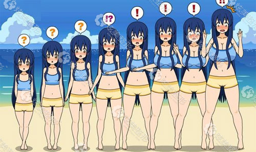 胸部不仅要大,更要均匀和美!