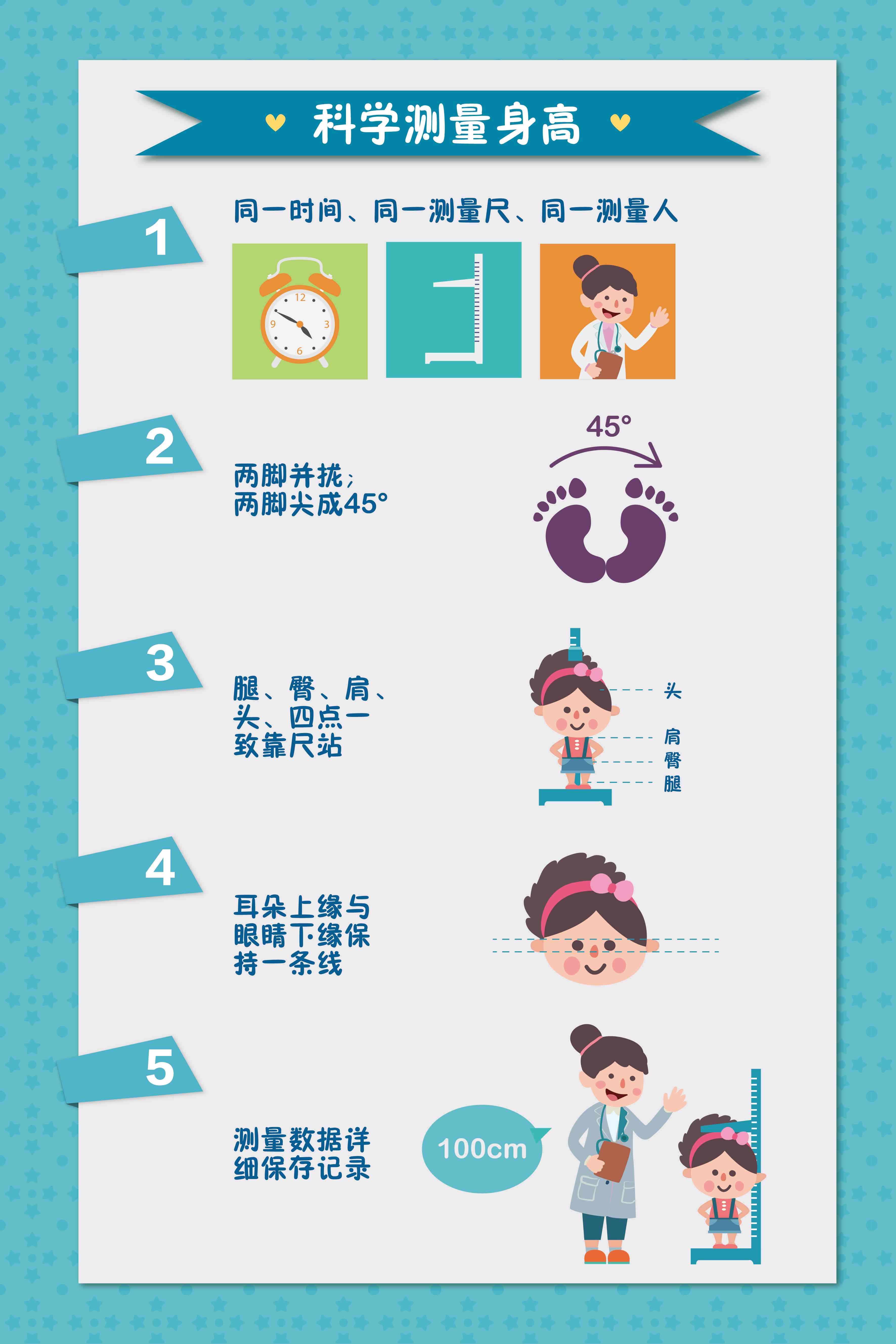 怎样正确测量身高