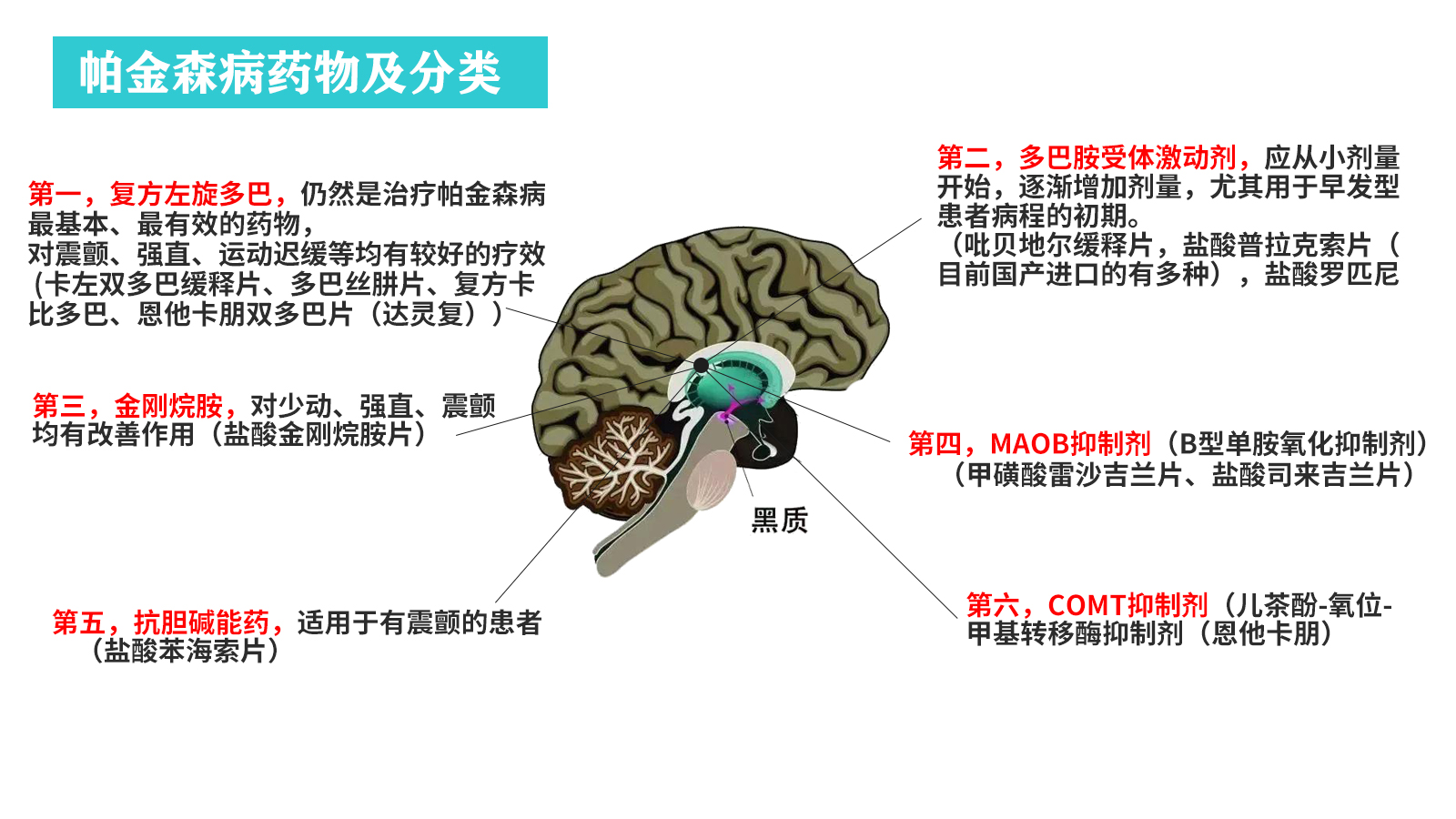 帕金森病主要是因为我们体内缺少脑黑质致密部色素多巴胺能神经元,那