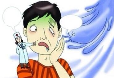 风扇对着头吹患面瘫住院医生别直吹