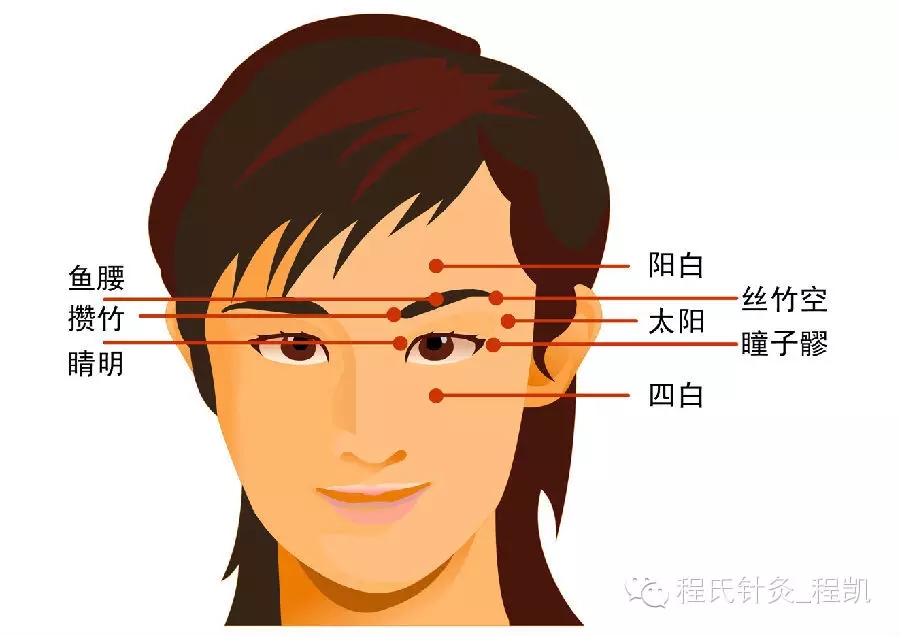 【頭維】在額角髮際上0.5寸,頭正中線旁開4.5寸.